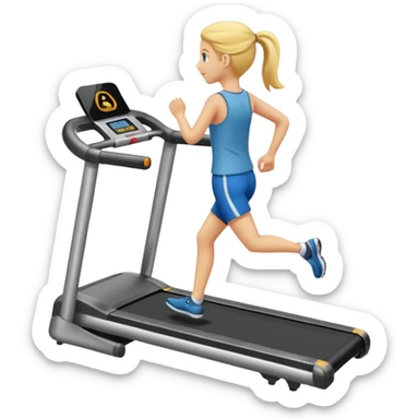 Treadmill sticker