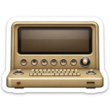 1940s computer sticker