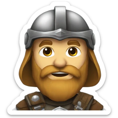 gimli wearing helme sticker