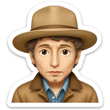 Bob dylan sticker