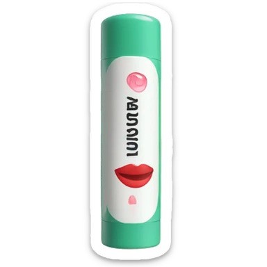 lip balm with label sticker