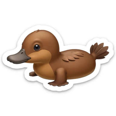 Platypus emoji  sticker