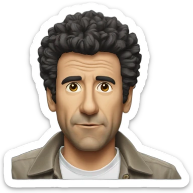 Cosmo Kramer sticker