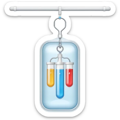 IV bag medication hanging sticker