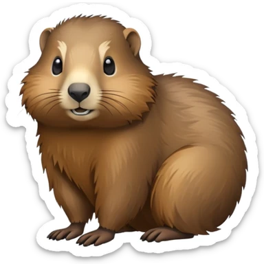 Marmotte sticker