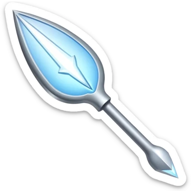 Flèche blanche pour aller a gauche sticker