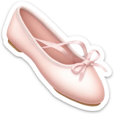 Pale pink ballet shoes sticker