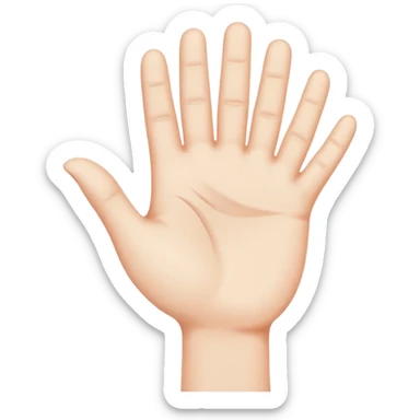 Yvl hand sign sticker