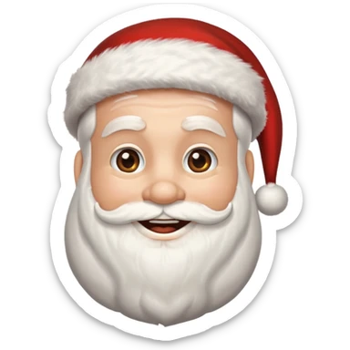 make me a googoogaagaa santa sticker