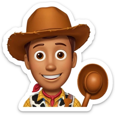 woody boot toy story sticker