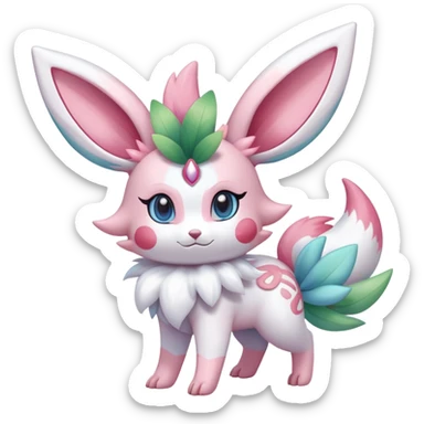 Shiny Exotic Sylveon-Shaymin-Hybrid-Creature sticker