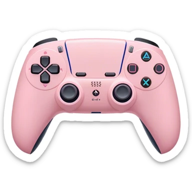 Pink ps5 controller sticker