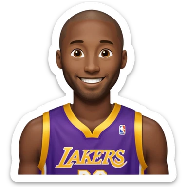 Kobe Bryant Lakers sticker