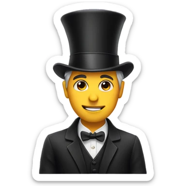 Make an appointment with a magician sticker