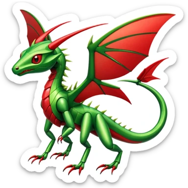 Shiny Exotic Flygon-Scyther-Hybrid-Creature sticker