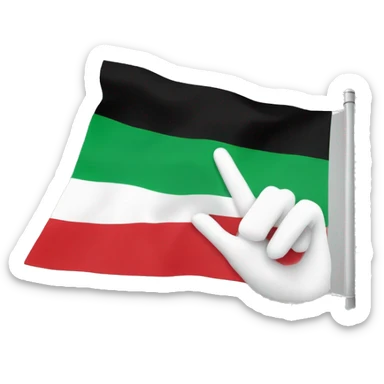 No entry symbol above the Palestine flag  sticker