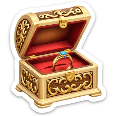 wedding ring box sticker