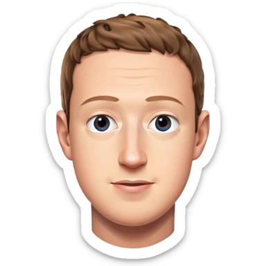 Mark zuckerburg sticker