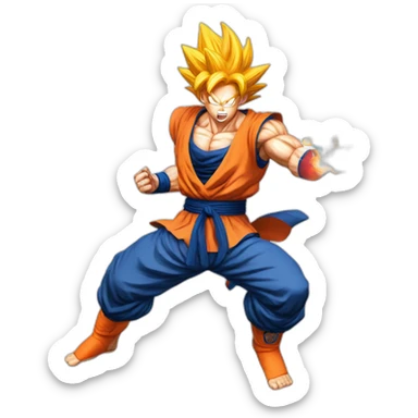 Goku kamehameha sticker