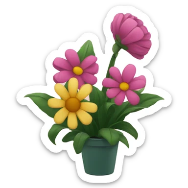 Flowers sticker