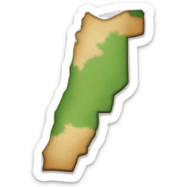 Palestine map sticker