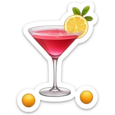 cosmopolitan coctail sticker