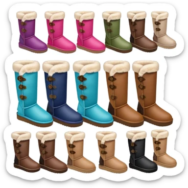 10 ugg innovativi + borse abbinate con i colori trend moda sticker