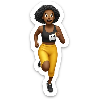 A singer rushing to the gig in a racer sticker