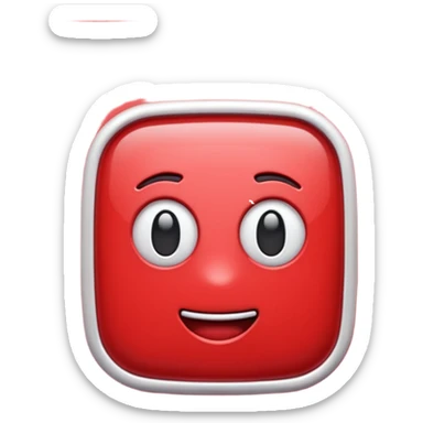 A YouTube emoji sticker