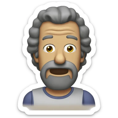 Homer simsone sticker