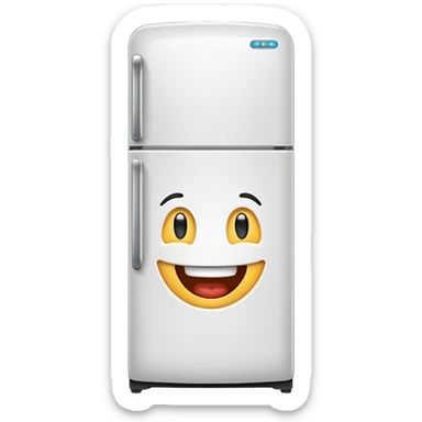funny fridge emoji sticker