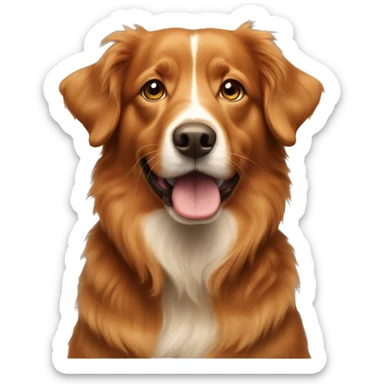 Toller dog  sticker