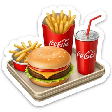 1990’s McDonald’s meal sticker