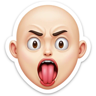 Human version of this emoji 😛 crazier  sticker
