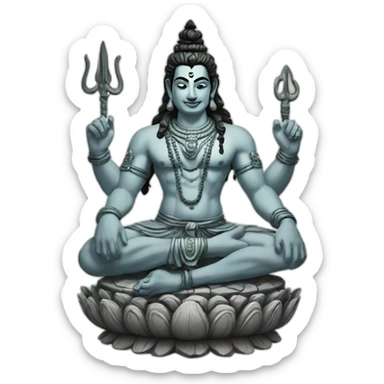 Shiva god sticker