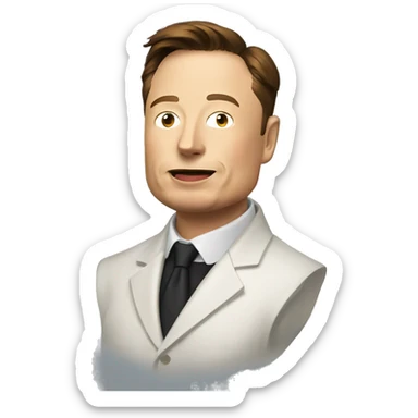 elon musk doge sticker