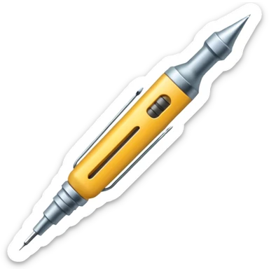 aguja de tatuajes sticker