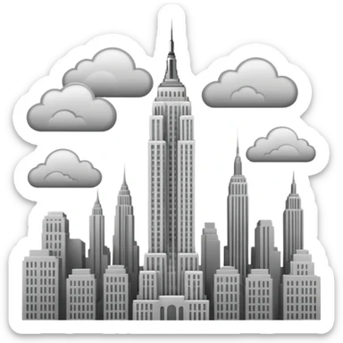 empire state building sticker