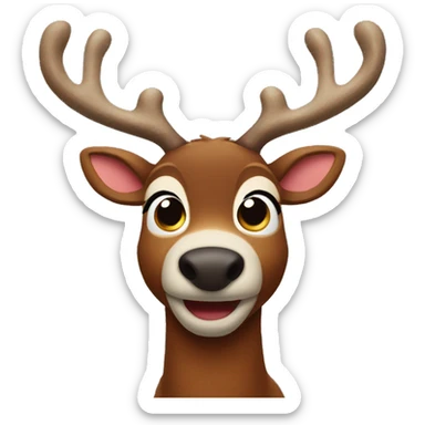 rudolph the red nosed reindeer sticker