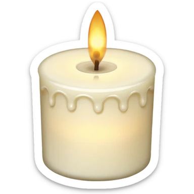 Vela aromática sticker