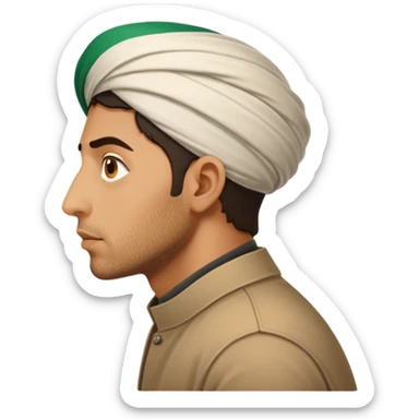 fleeing Iranians, in profile sticker