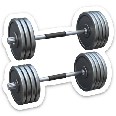 Barbells sticker