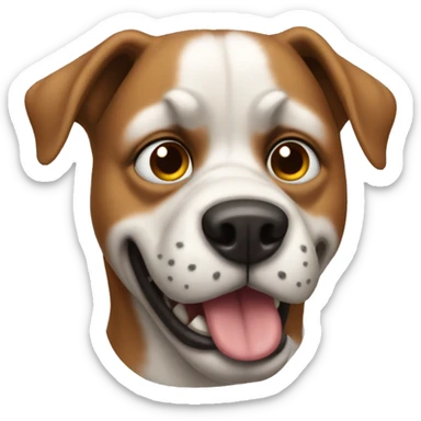 Dog mad sticker
