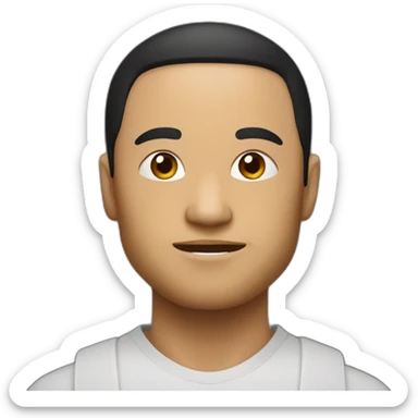 Un noir roux chinoix juif sticker