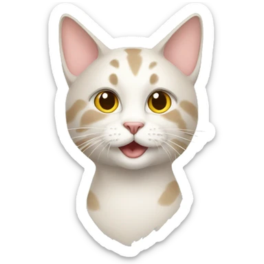 sketch of a cat sticker