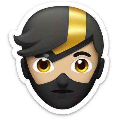 sidekick superhero logo (ambiguous gender) sticker