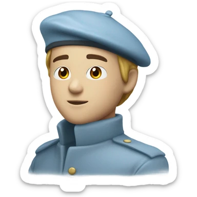 boina light blue sticker