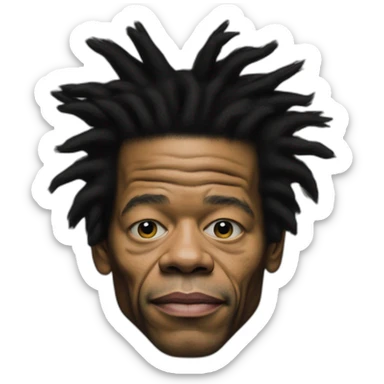 Jean-Michel Basquiat sticker