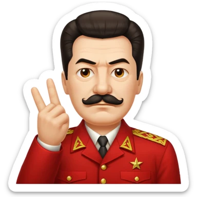스탈린이 가운데 손가락를 날림 sticker