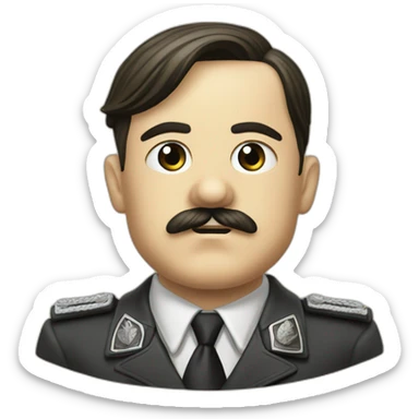 hitler pendant la seconde guerre mondiale sticker
